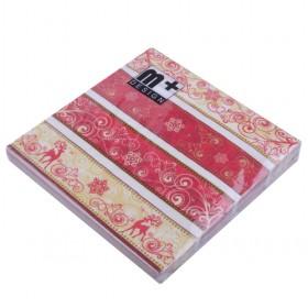 New Christmas Paper Napkin Serviettes For Christmas Party 33X33cm