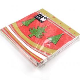 Tree Paper Napkin Serviettes Party Favor-Merry Christmas,33x33cm