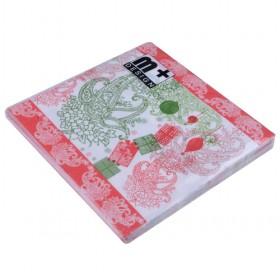 Green;Red Paper Napkin Serviettes Party Favor-Merry Christmas,33x33cm