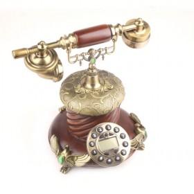 Decorative Antique Phones With Candle Shape Base, Resin Telephones, Desktop Phone