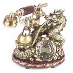 High Quality Antique Phone With Dragon Decorated, Resin Telephones