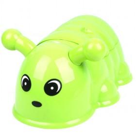 Light Green Cartoon Plastic Baby Potty Seat/ Toilet Seat Chair/ Potty Training