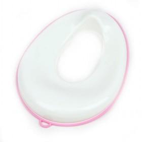 White And Pink Cartoon Potty Training Seat For Infant Toilet Seat Chair