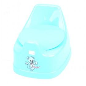 Inflabted Light Blue Baby Potty Training Toilet Seat Chair