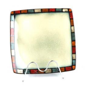 2013 Fashion Design Ceramic Plate, Decorative Plates, 28cm Square Plates Kitchenware