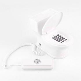 Novalty Toilet Shape Phone, Creative Phone, Pure White Home Telephone
