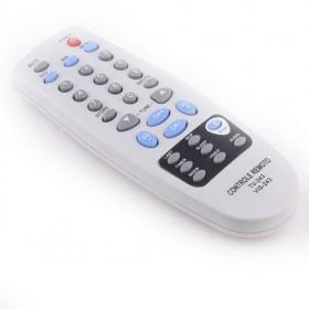 Hot Sale Novelty Design Gray Replacement Universal Remote Control For DVD With Gray And Blue Buttons