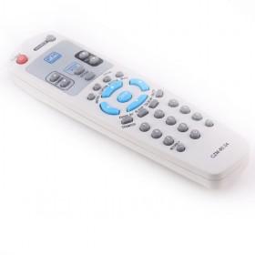 Good Quality White Universal Remote Control For DVD With Gary Blue Buttons