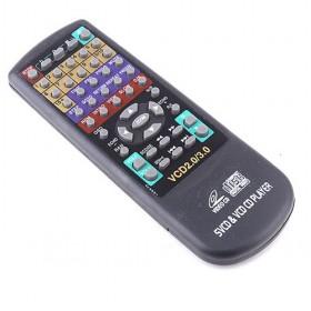 High Quality Simple And Typical Gray Universal Remote Controls For DVD With Clolrful Buttons