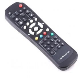Classical Black Simple And Typical Universal Remote Controls For DVD With Black Buttons