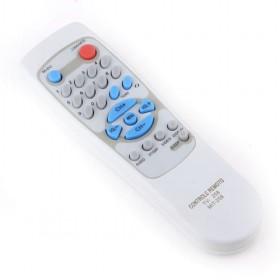 Durable And Universal Gray DVD Remote Controller With Blue And Gray Buttons