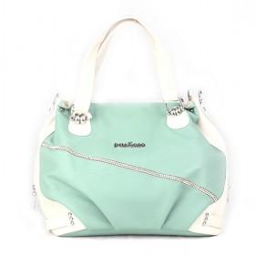 High Quality Handbag, Green Shoulder Bags, PU Bags