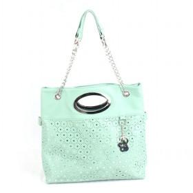 Multi Use Handbag, Shoulder Bag With Ring Handle, And Chain Handle, Designer Bags