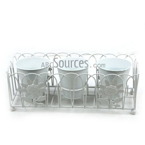 Whole Metal Flower Pots Set Of 3 Decorative Plant Indoor Metal Flower Pots Set Of 3 Decorative Plant Indoor Pot