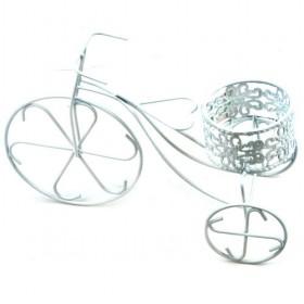 Bicycle Shape Metal Flower Pots, Decorative Plant Pot, Indoor Flower Pot