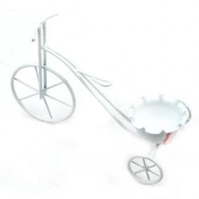 Tricycle Shape Metal Flower Pots, Decorative Plant Pot, Indoor Flower Pot