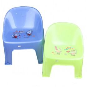 High Quality Light Blue And Green Plastic Toy Chairs For Kids