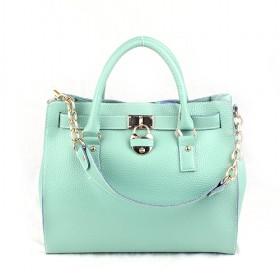 Green Satchel Bag, High Quality Shoulder Bag, Ladies Handbag