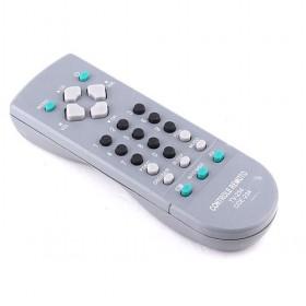 Cute Gray Universal Remote Control With White Black And Blue Buttons