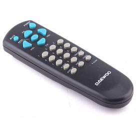 Regular Black Replacement Universal Remote Control For DVD With Gray And Blue Buttons