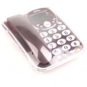 High Quality Burgundy Plastic Telephone, Phone For Home And Office, Corded Telephone
