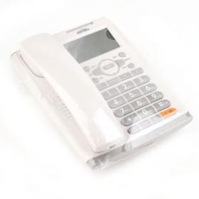 Beige Phone With Gray Keystrokes, High Quality Telephones, Corded Phones For Home And Office Use