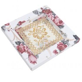 White Flower Square MDF Cigarette