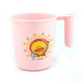 Sweet Style Pink Plastic Cute Yellow Duck Kid Cartoon Cup