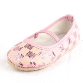 Kids Pink Square Sequins Ballet