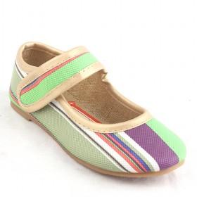 Kids Colored Striped Flats