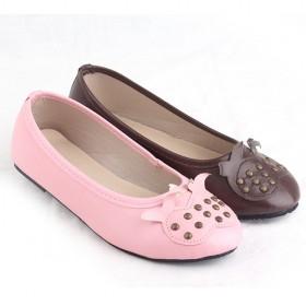 Kids Pink Coffee Rivet PU