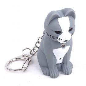 Dog LED Flashlight Keychain Sound