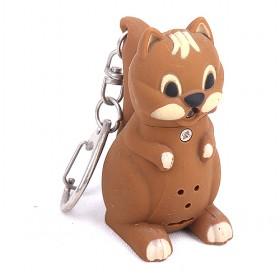 Cat LED Flashlight Keychain Sound