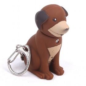 Dog LED Flashlight Keychain Sound