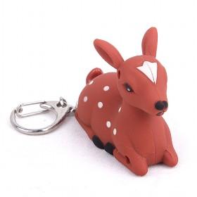 Deer LED Flashlight Keychain Sound