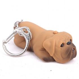 Dog LED Flashlight Keychain Sound