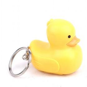 Duck LED Flashlight Keychain Sound