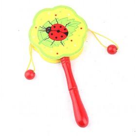 Cartoon Ladybug Design Baby Shake Music Instrument