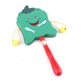 Green Peppers Design Baby Shake Music Instrument