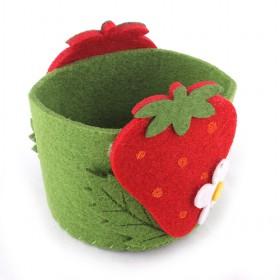 Non-Waven Cloth Strawberry Storage Bucket