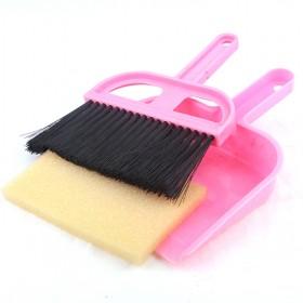 Hot Sale Pink Plastic Handheld Dustpan And Brush Set