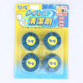 4 Pack Blue Automatic Toilet Bowl
