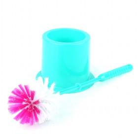 Hot Sale Pesacock Blue Toilet Brush And Holder Set