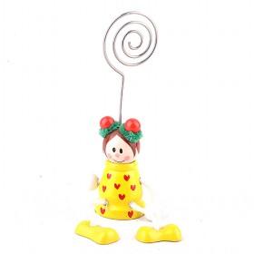 Good Quality Yellow Wooden Cute Bee Photo Tableset Holder