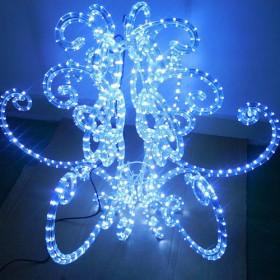 LED Flower Icicle Chandelier Christmas