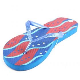 Blue Red Sea Flip Flop