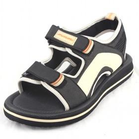 Mens Black White Sandal