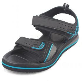 Mens Black Blue Sandal