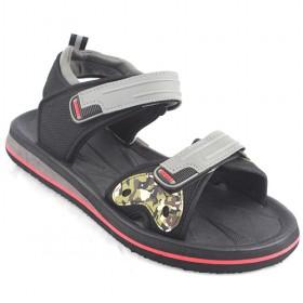 Mens Black Gray Sandal