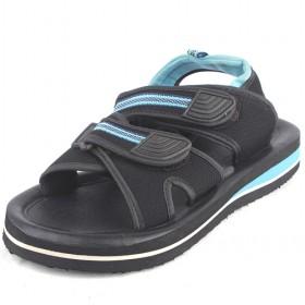 Mens Black Mesh Sandal